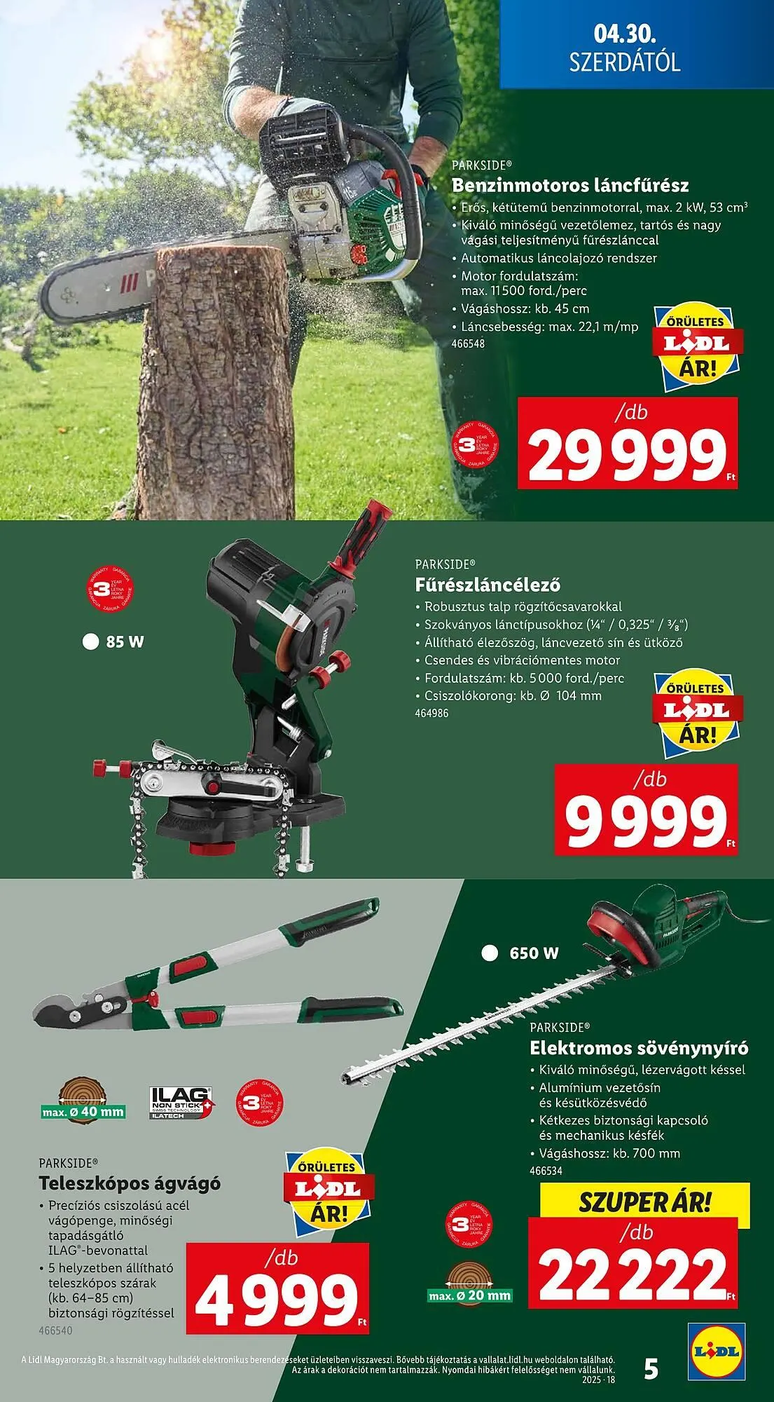 Katalógus Lidl akciós újság április 30.-tól május 12.-ig 2025. - Oldal 5