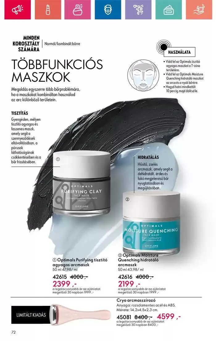 Katalógus ORIFLAME akciós október 20.-tól november 3.-ig 2024. - Oldal 72