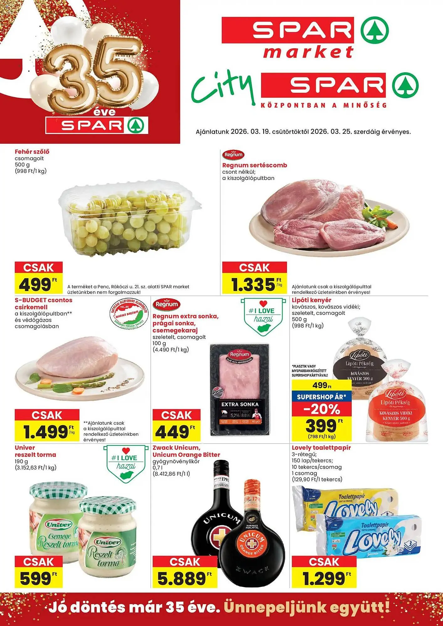 Spar akciós újság - 1