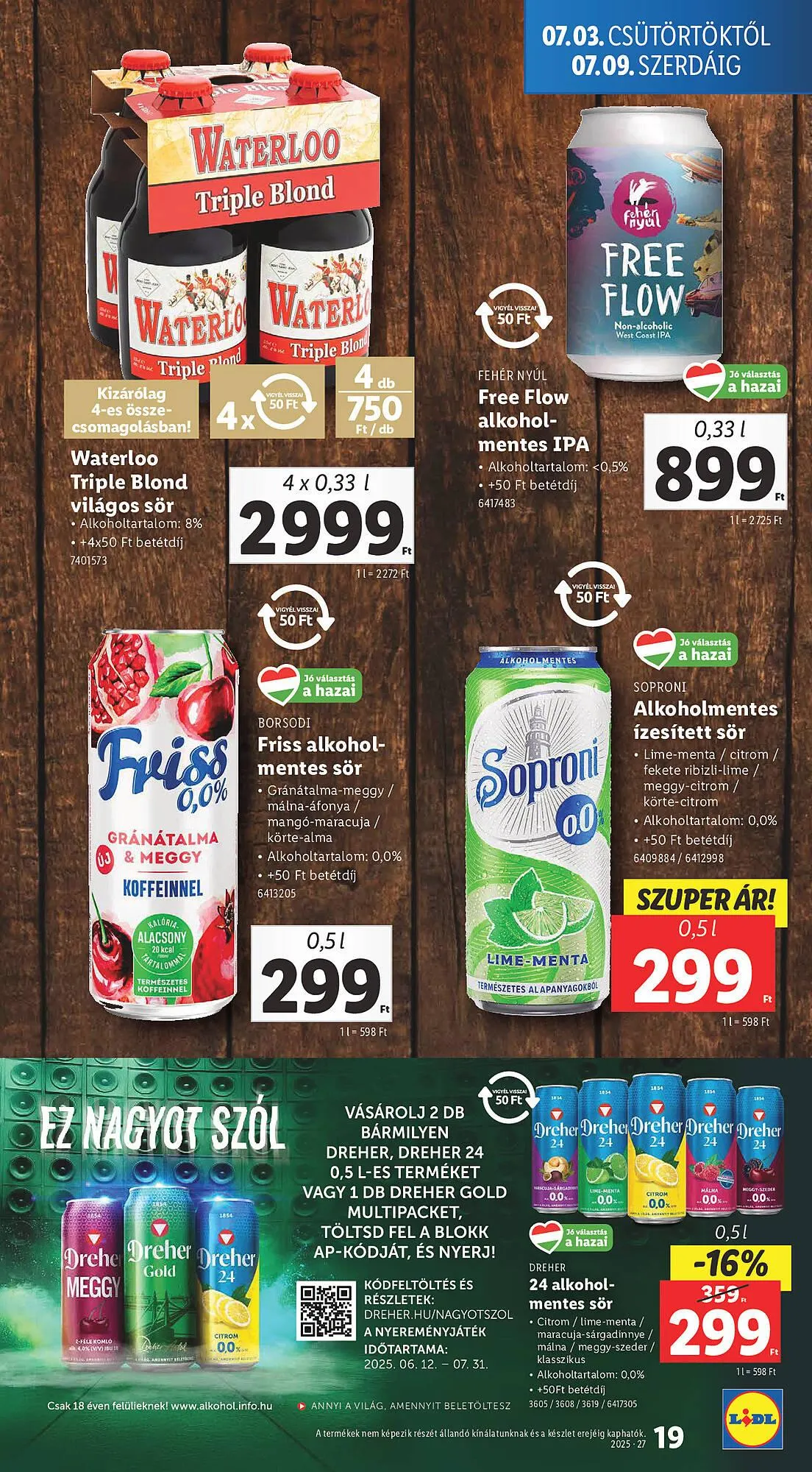 Katalógus Lidl akciós újság július 3.-tól július 9.-ig 2025. - Oldal 19