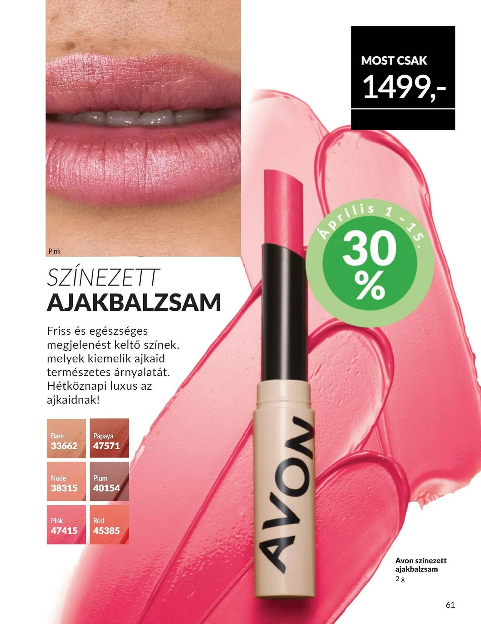 Katalógus AVON akciós újság április 1.-tól április 30.-ig 2025. - Oldal 61