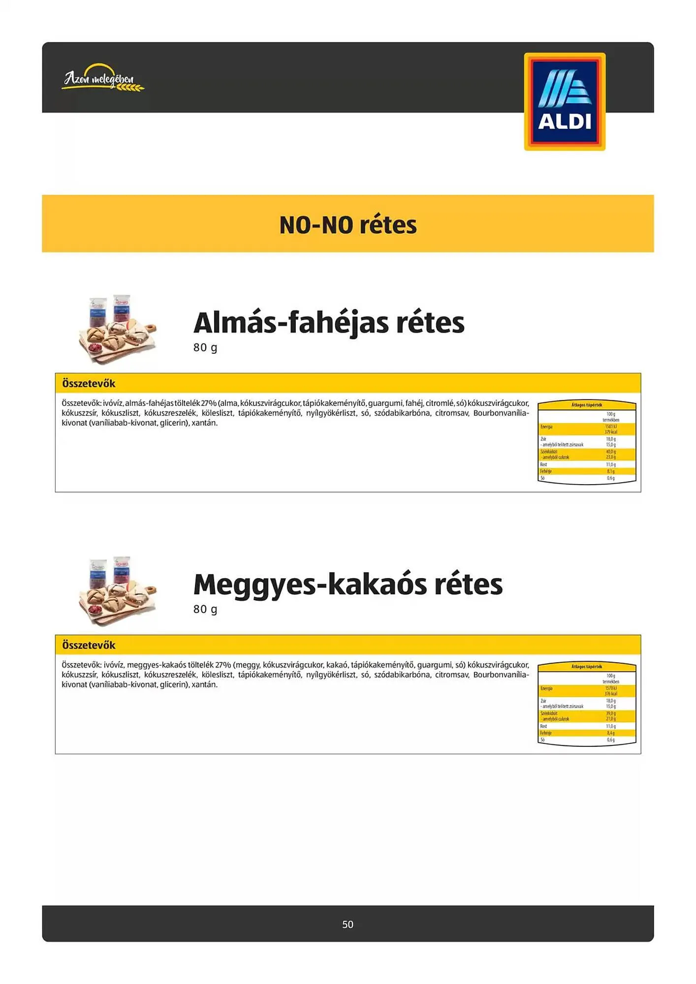 Katalógus ALDI akciós újság december 18.-tól január 15.-ig 2025. - Oldal 50