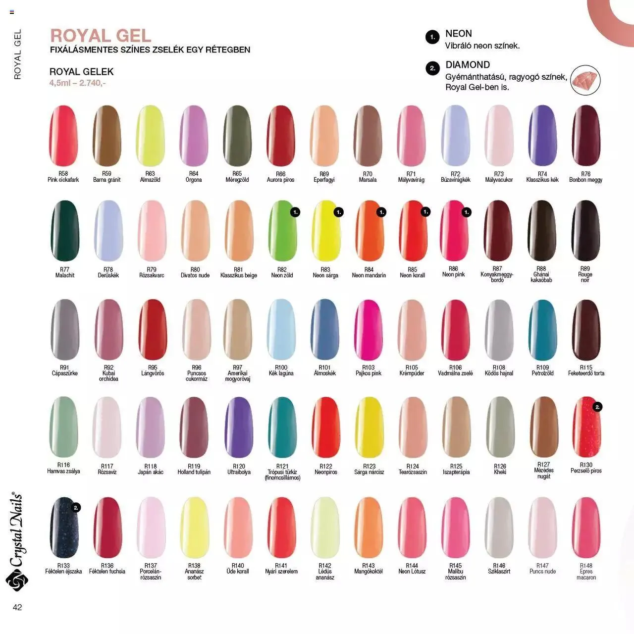 Katalógus Crystal Nails - Nagykatalógus 2023/24 március 6.-tól december 31.-ig 2023. - Oldal 42