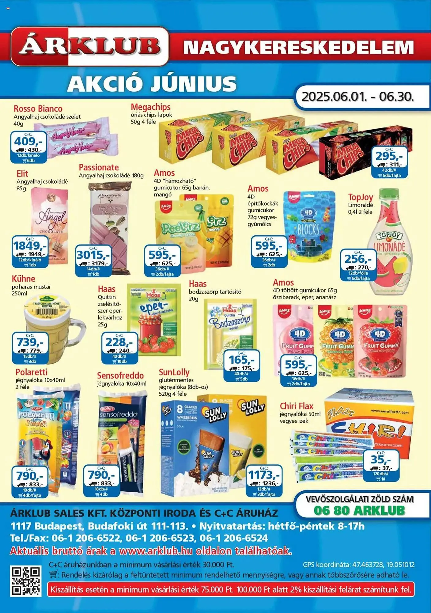 Katalógus ÁRKLUB akciós újság június 1.-tól június 30.-ig 2025. - Oldal 1