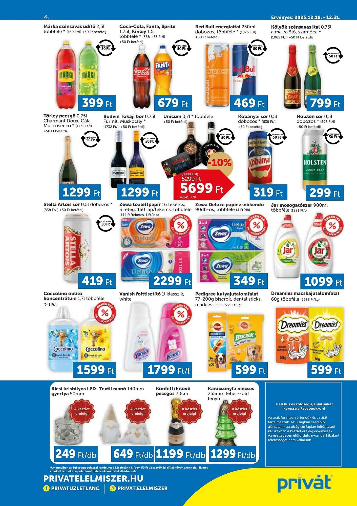Katalógus PRIVÁT akciós újság december 18.-tól december 31.-ig 2025. - Oldal 4