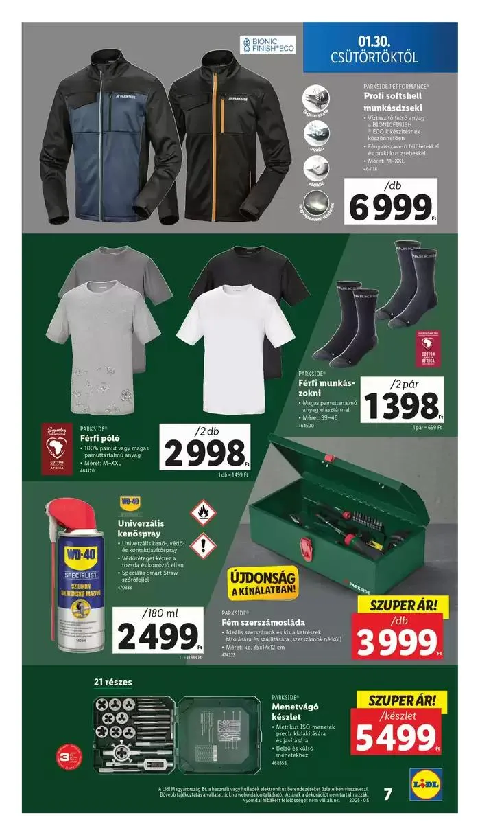 Katalógus Nonfood kínálatunk - 05. hét január 30.-tól február 5.-ig 2025. - Oldal 7