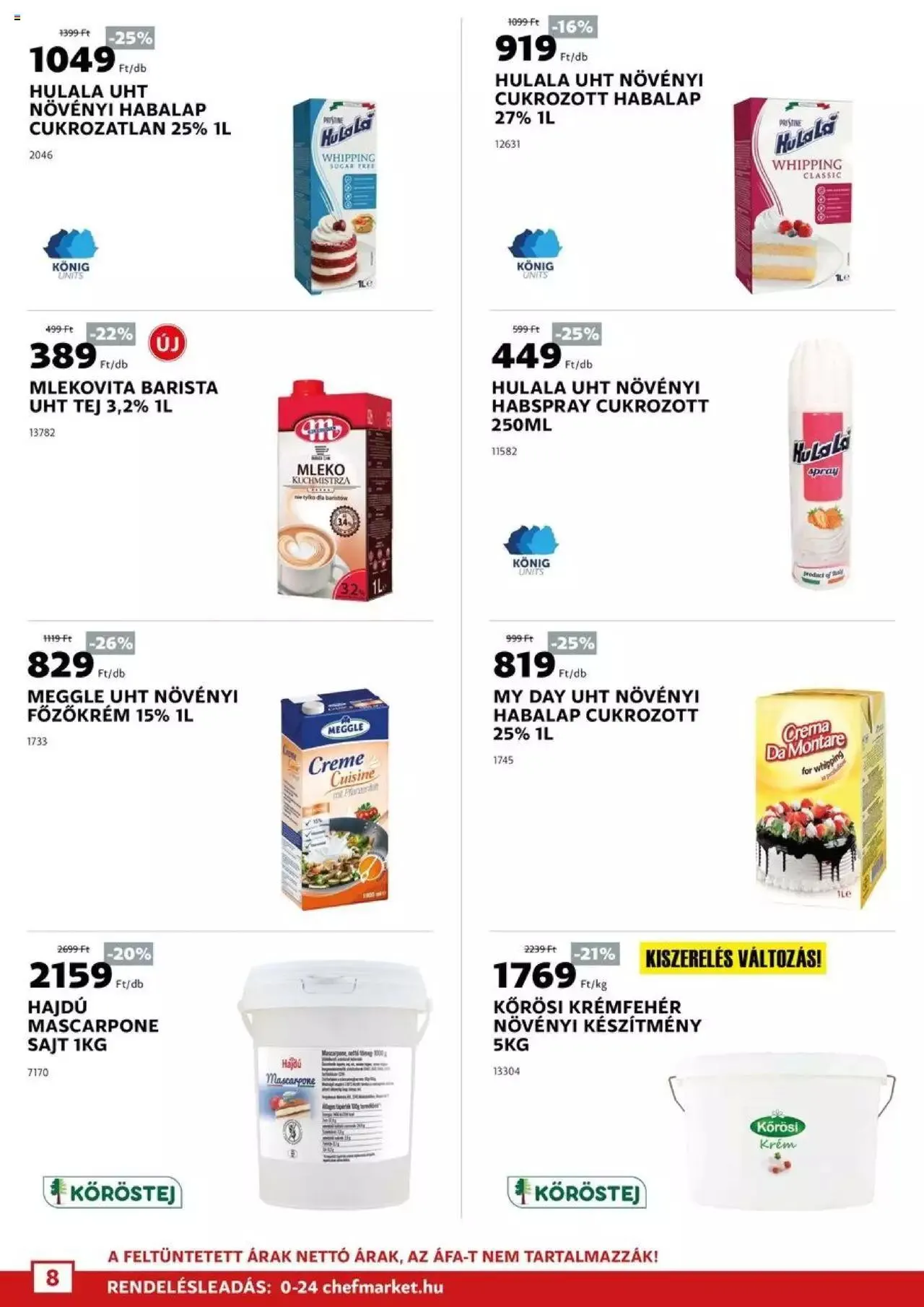 Katalógus Chef Market - Akciós újság december 1.-tól december 31.-ig 2023. - Oldal 8