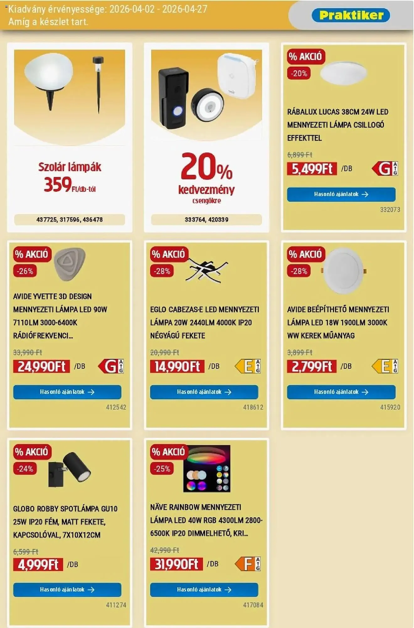 Katalógus Praktiker akciós újság április 2.-tól április 27.-ig 2026. - Oldal 13