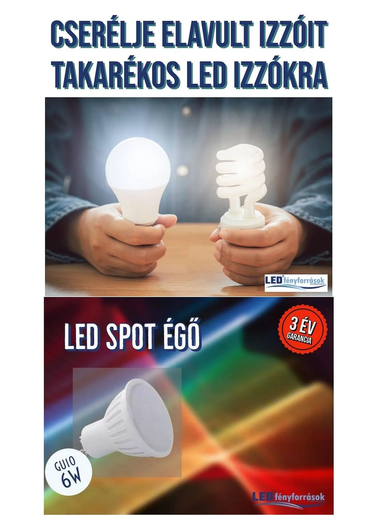 Led Fényforrások akciós újság - 1