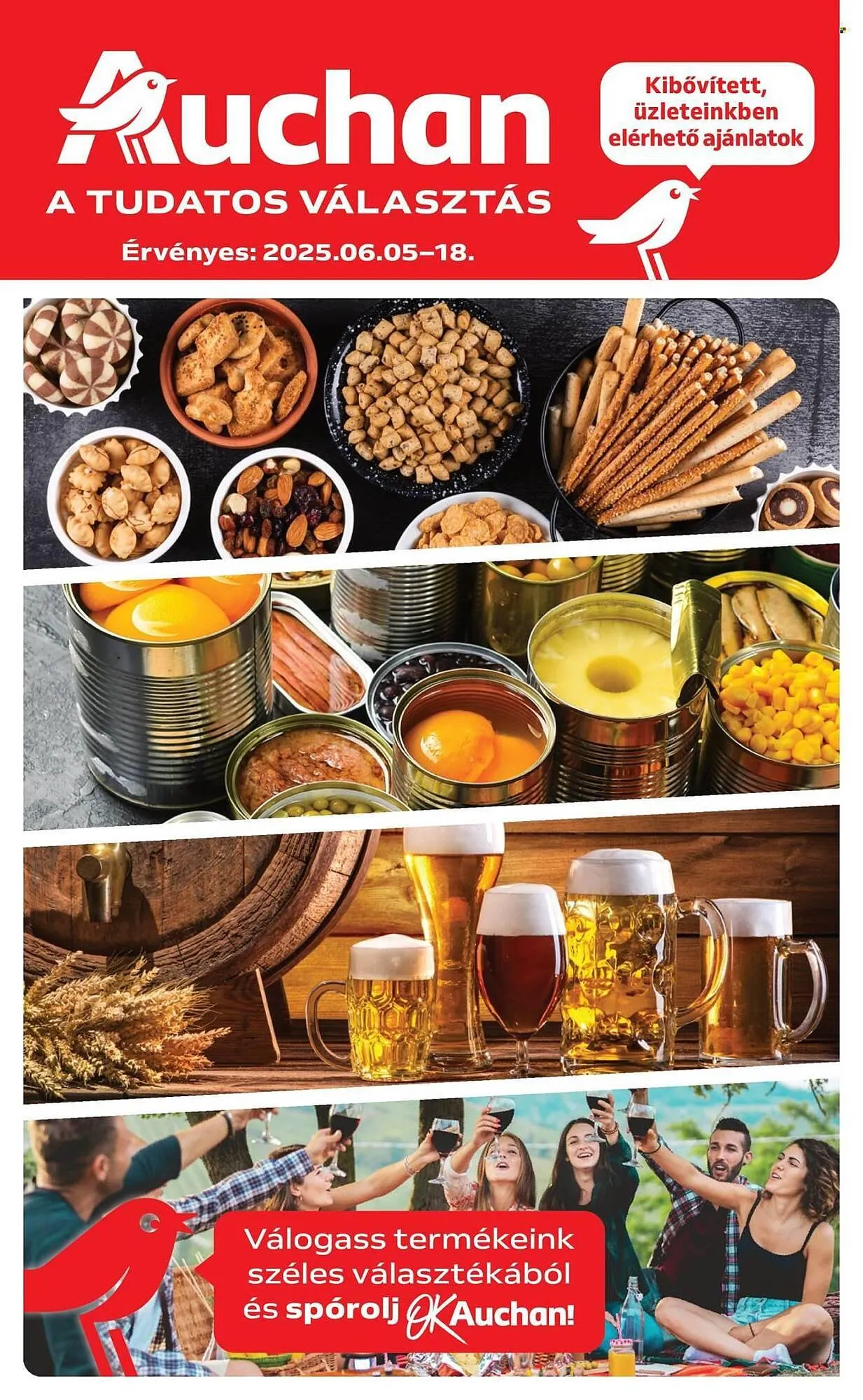 Katalógus Auchan akciós újság június 5.-tól június 18.-ig 2025. - Oldal 1