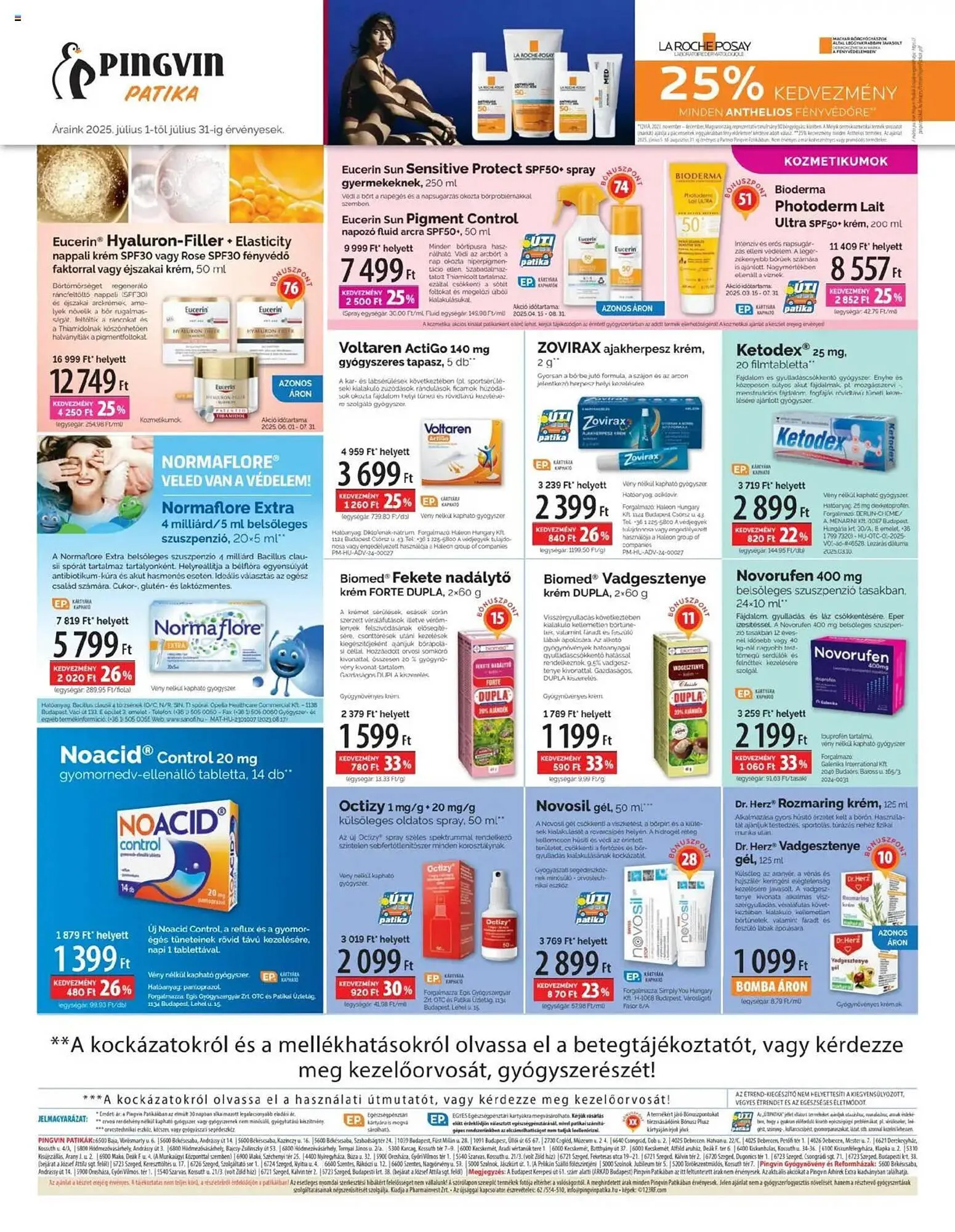 Katalógus Pingvin Patika akciós újság július 1.-tól július 31.-ig 2025. - Oldal 8