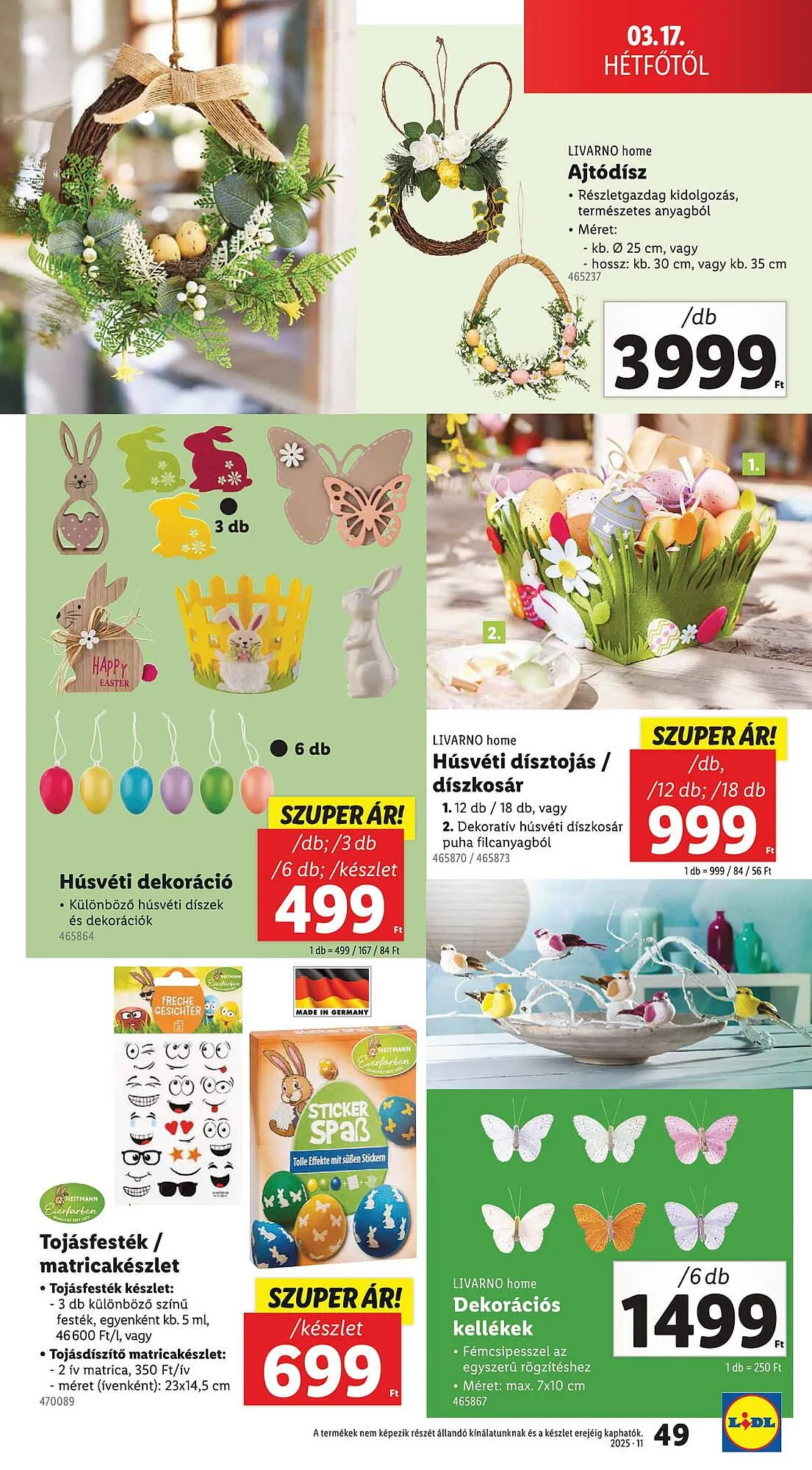 Katalógus Lidl akciós újság március 13.-tól március 19.-ig 2025. - Oldal 49