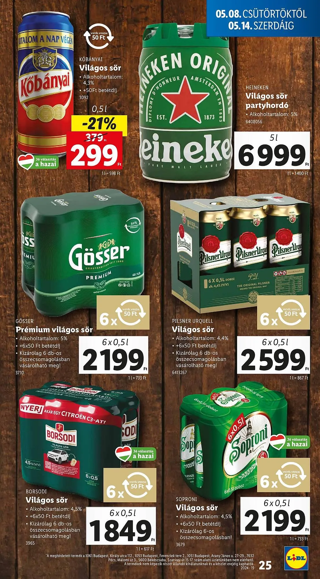 Katalógus Lidl akciós újság május 8.-tól május 14.-ig 2025. - Oldal 25