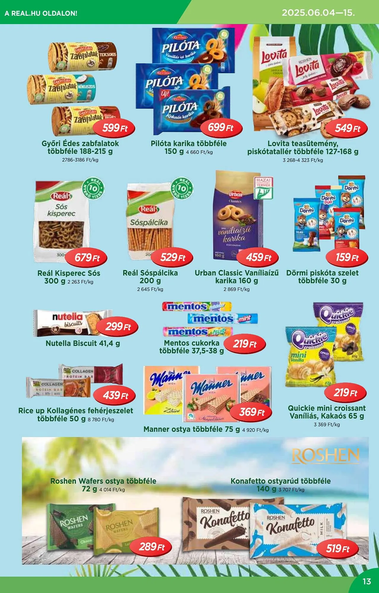 Katalógus Real akciós újság június 4.-tól június 15.-ig 2025. - Oldal 13