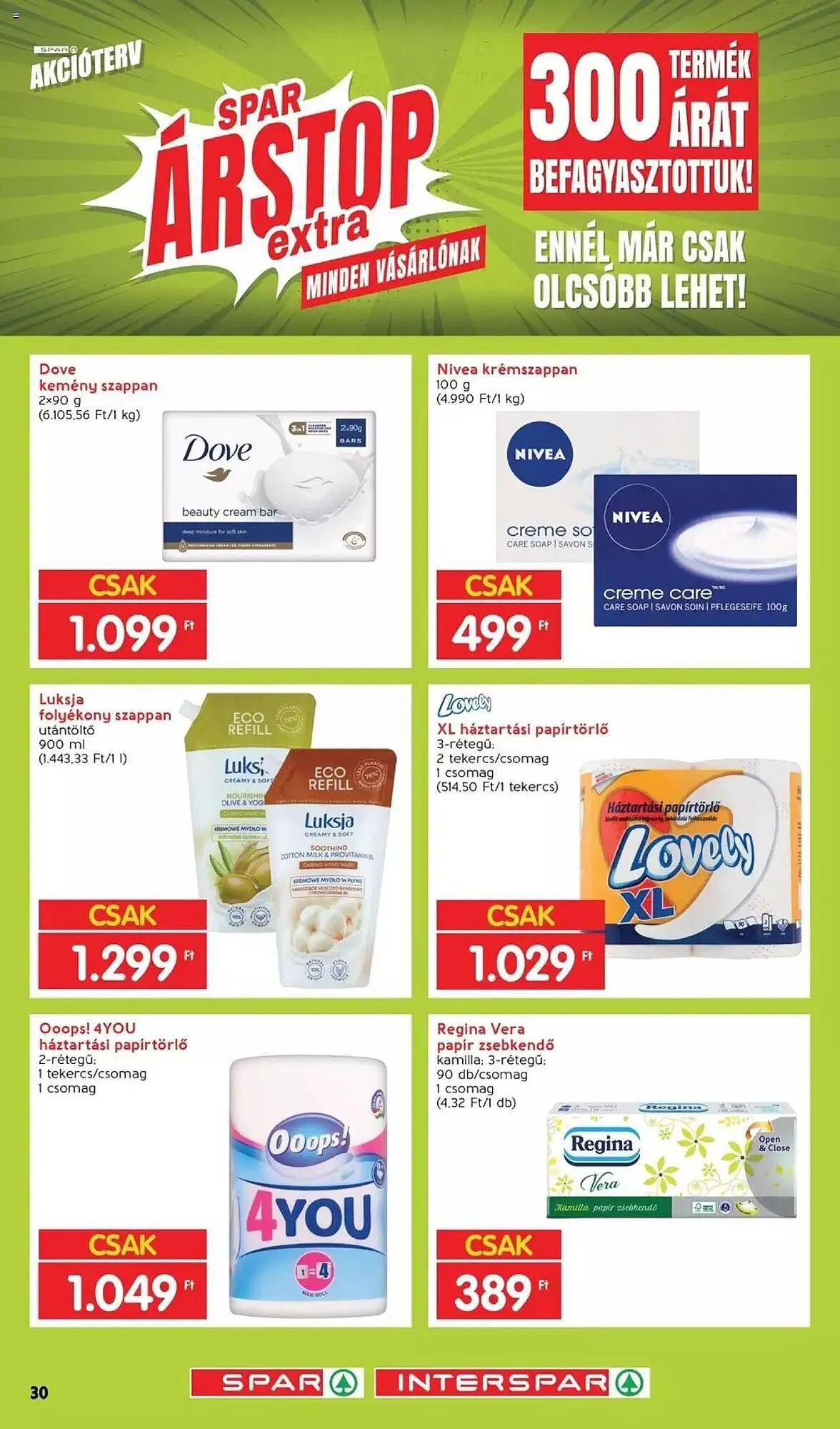 Katalógus Interspar akciós újság augusztus 1.-tól szeptember 30.-ig 2023. - Oldal 30