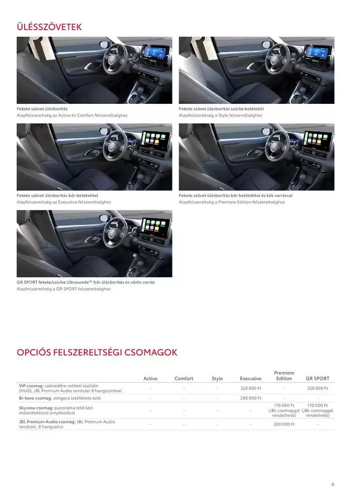 Katalógus Toyota Új YARIS Hybrid október 3.-tól október 3.-ig 2025. - Oldal 6