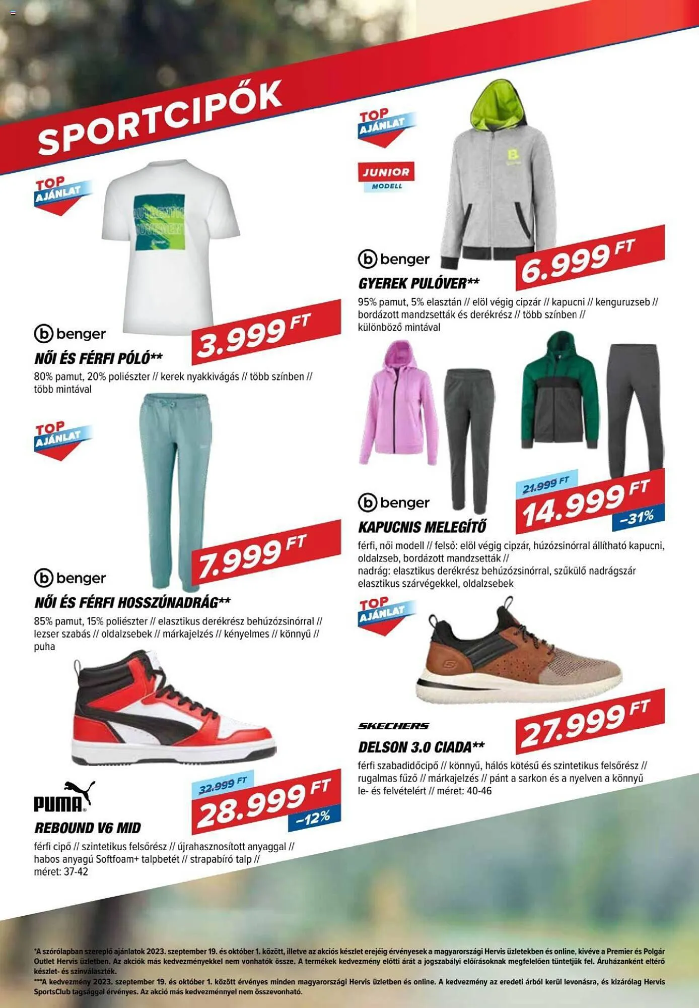 Katalógus Hervis akciós újság szeptember 19.-tól október 1.-ig 2023. - Oldal 7