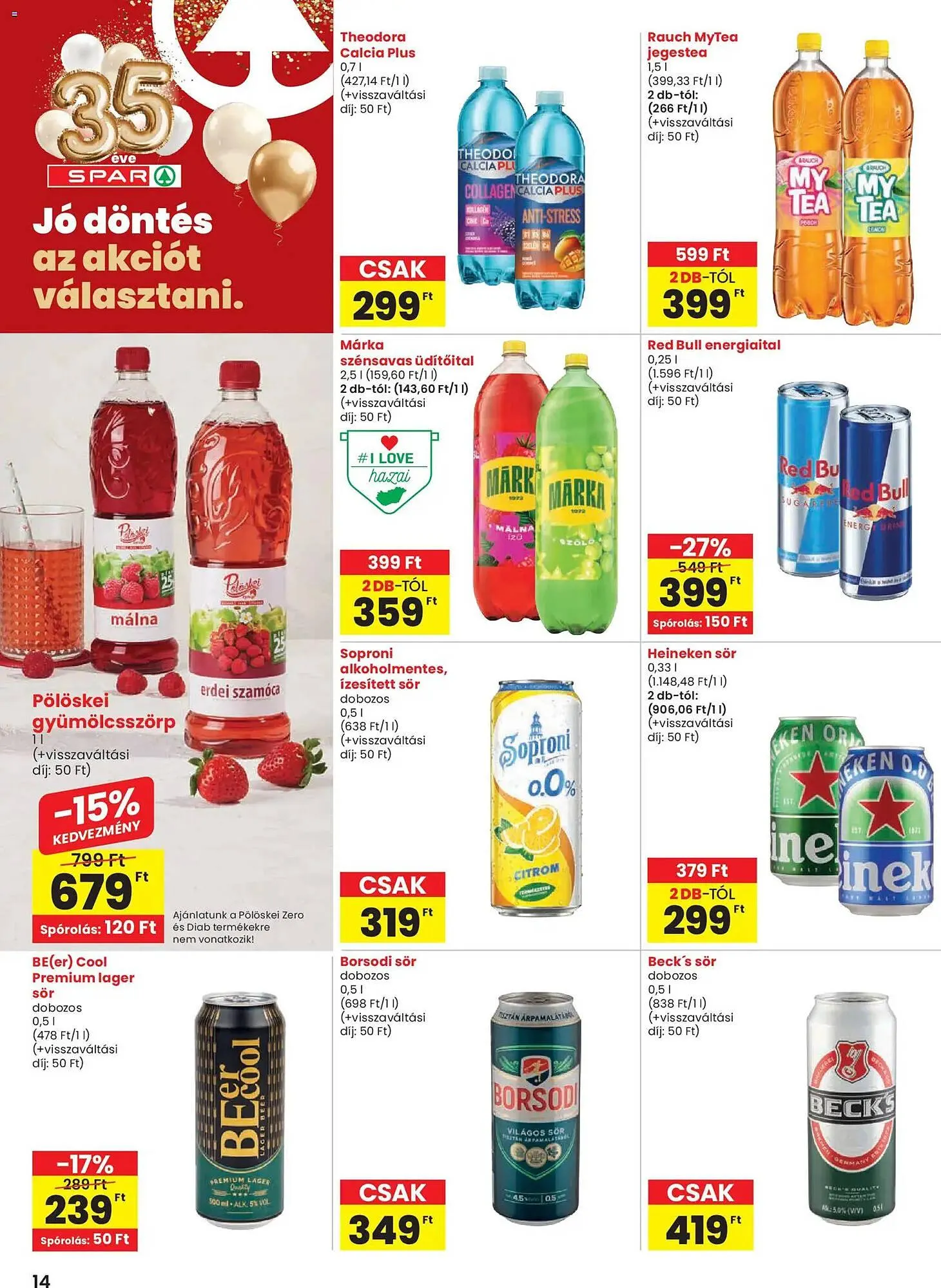 Katalógus Spar akciós újság február 12.-tól február 18.-ig 2026. - Oldal 14