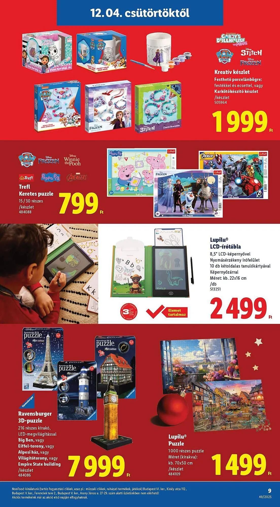 Katalógus Lidl akciós újság december 4.-tól december 28.-ig 2025. - Oldal 9