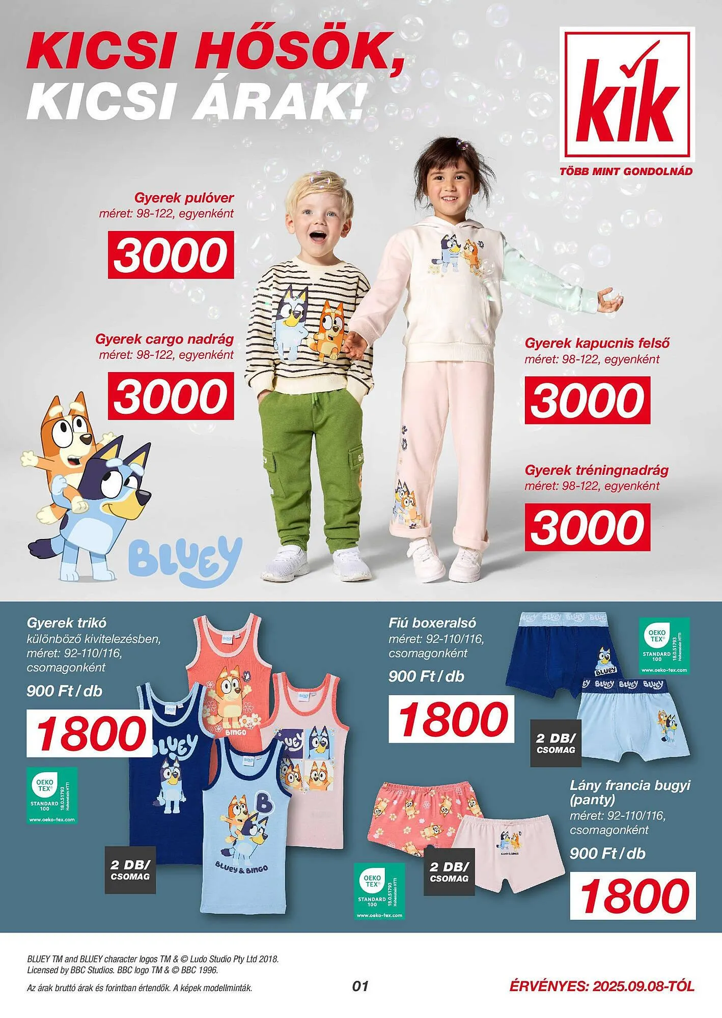 Katalógus Kik akciós újság szeptember 4.-tól szeptember 14.-ig 2025. - Oldal 1