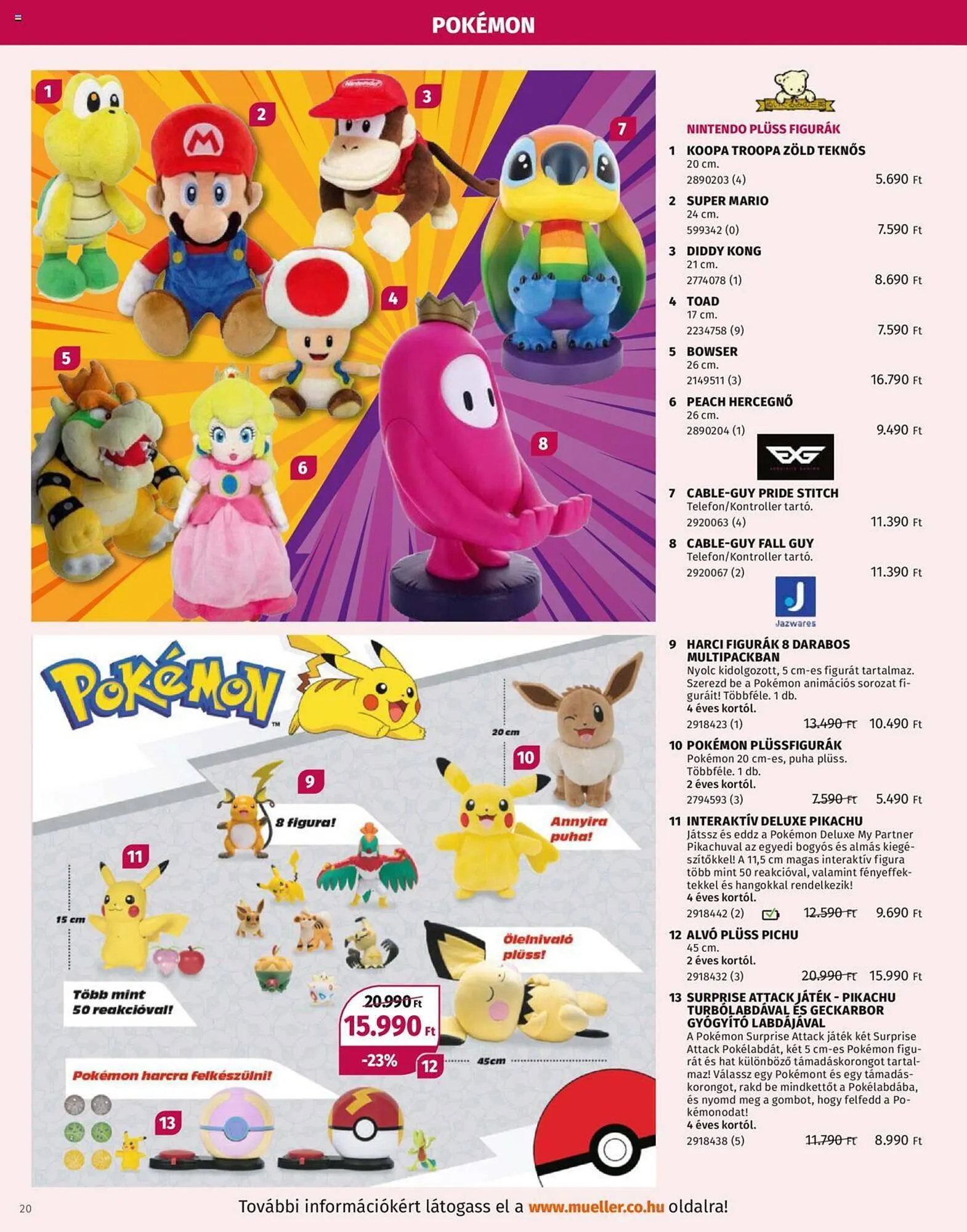 Katalógus Müller akciós újság október 30.-tól december 31.-ig 2023. - Oldal 20