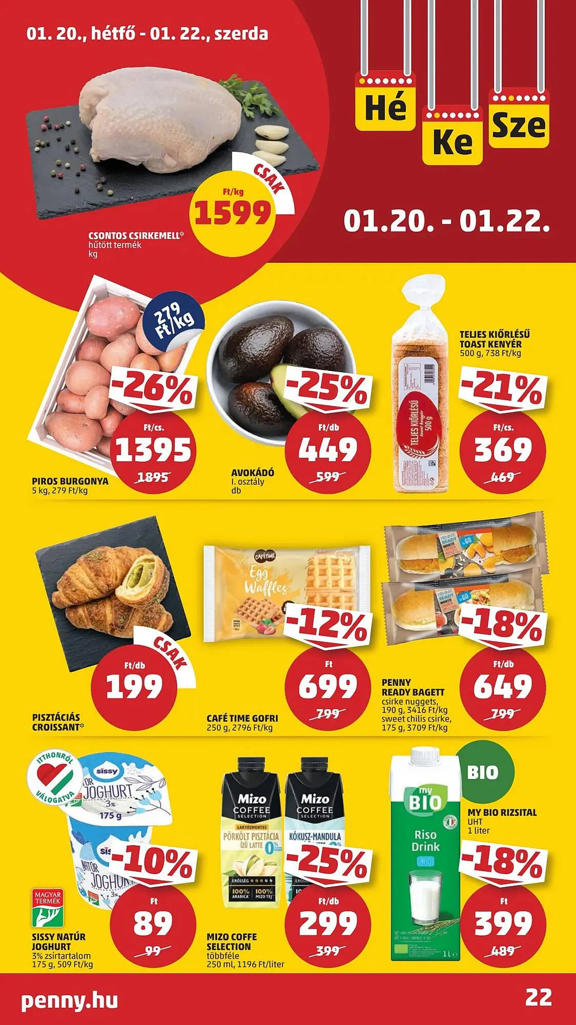 Katalógus PENNY akciós újság január 16.-tól január 22.-ig 2025. - Oldal 22