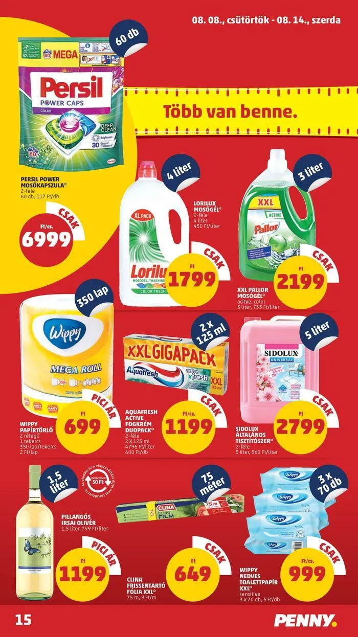 Katalógus Catalog PENNY 32. heti reklámújság augusztus 8.-tól augusztus 14.-ig 2024. - Oldal 17