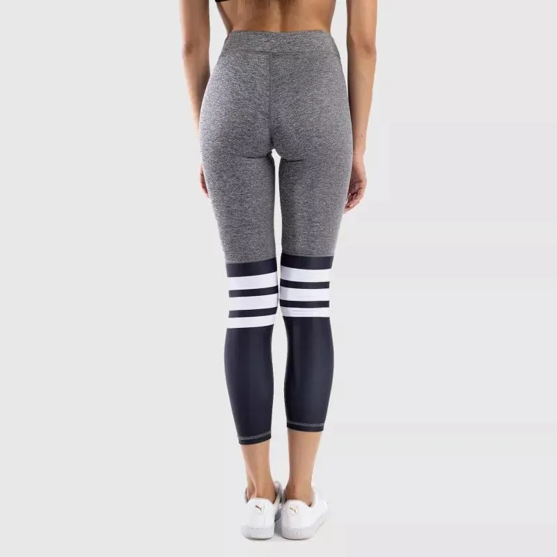 Női leggings Stripes - Iron Aesthetics, fekete