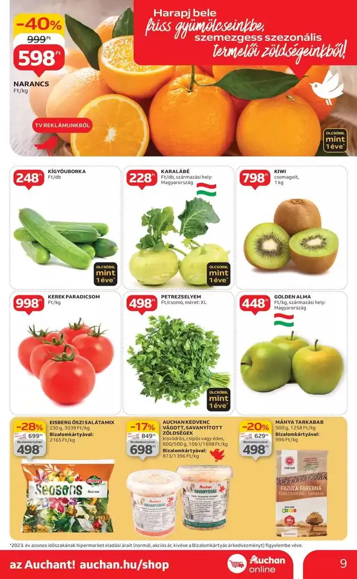Katalógus Catalog Auchan október 28.-tól november 6.-ig 2024. - Oldal 9