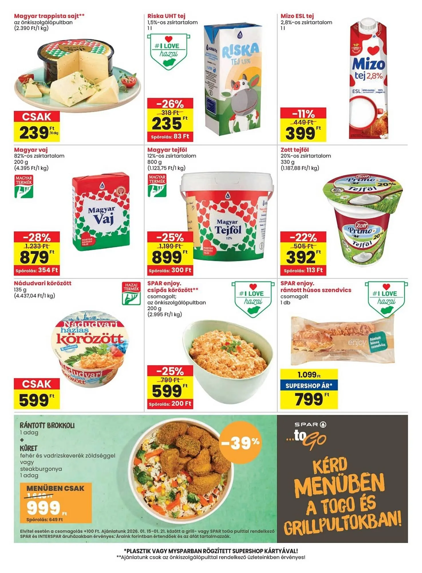 Katalógus Spar akciós újság január 15.-tól január 21.-ig 2026. - Oldal 9