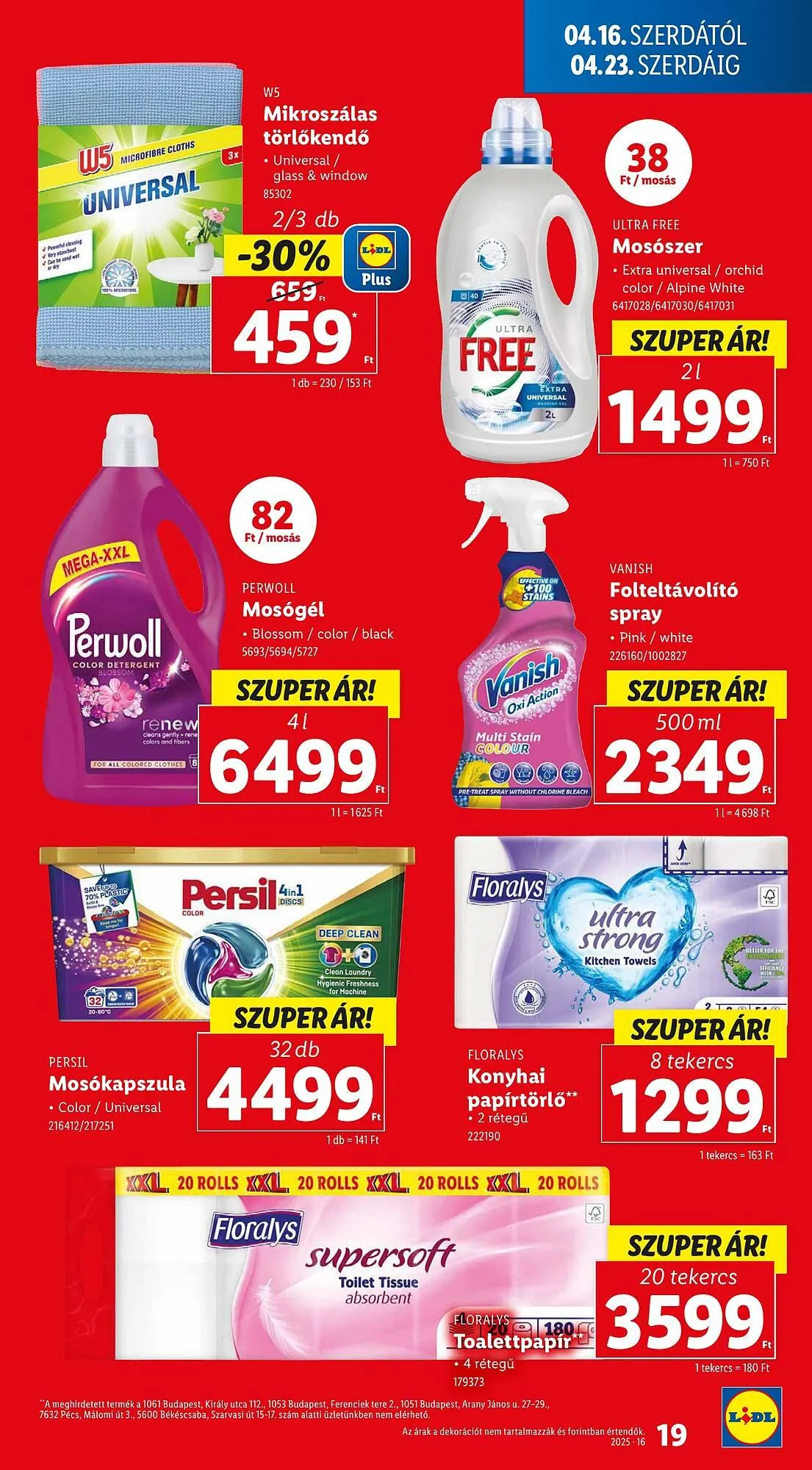 Katalógus Lidl akciós újság április 16.-tól április 19.-ig 2025. - Oldal 19