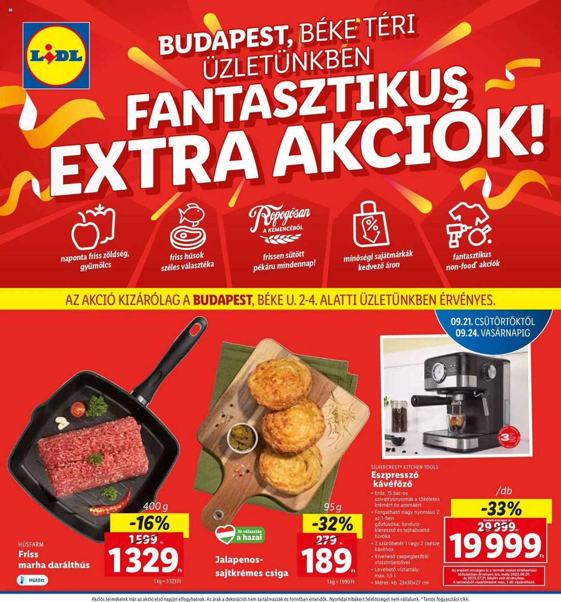 Katalógus Lidl akciós újság szeptember 21.-tól szeptember 24.-ig 2023. - Oldal 1