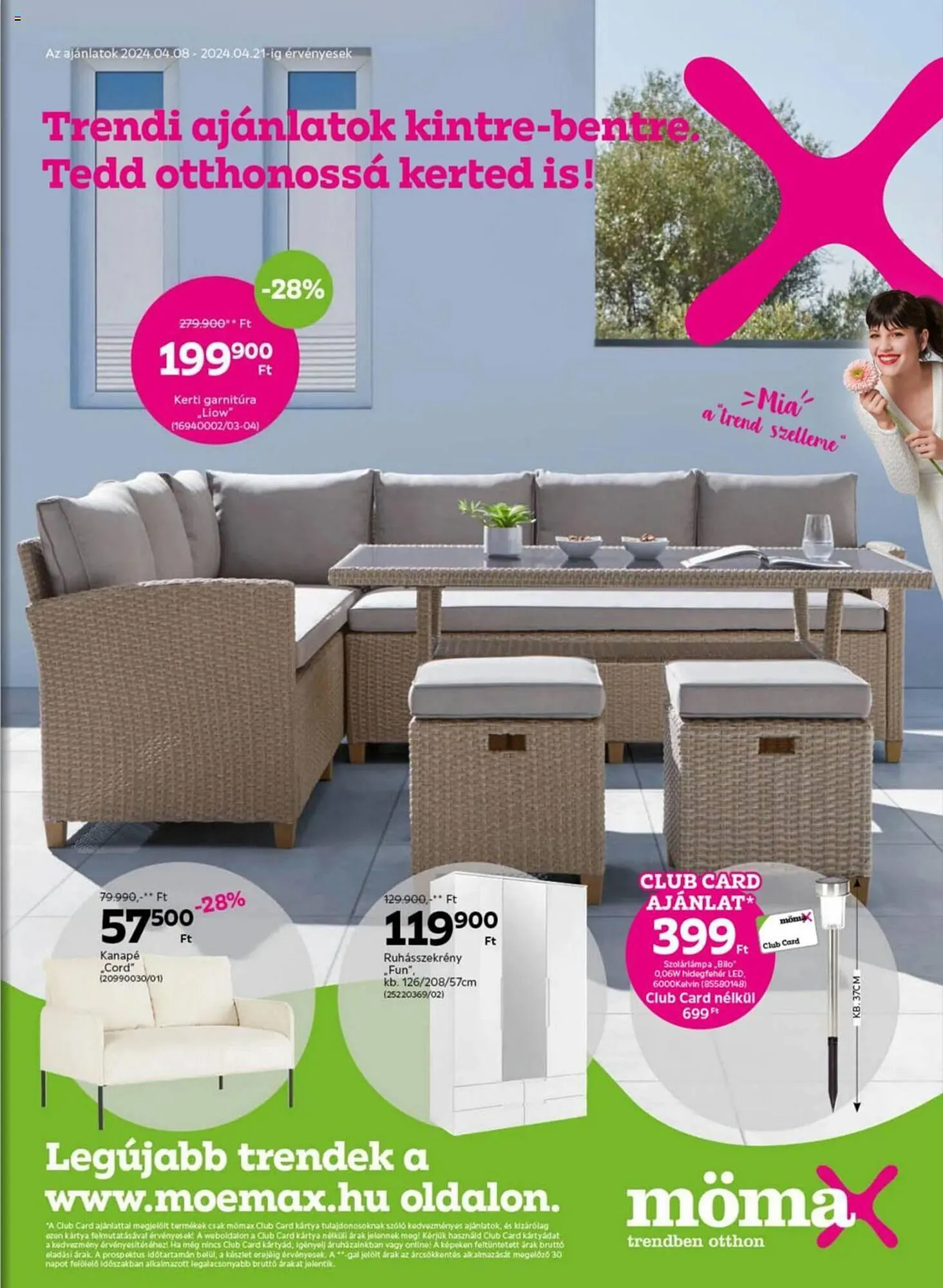 Katalógus Mömax akciós újság április 8.-tól április 21.-ig 2024. - Oldal