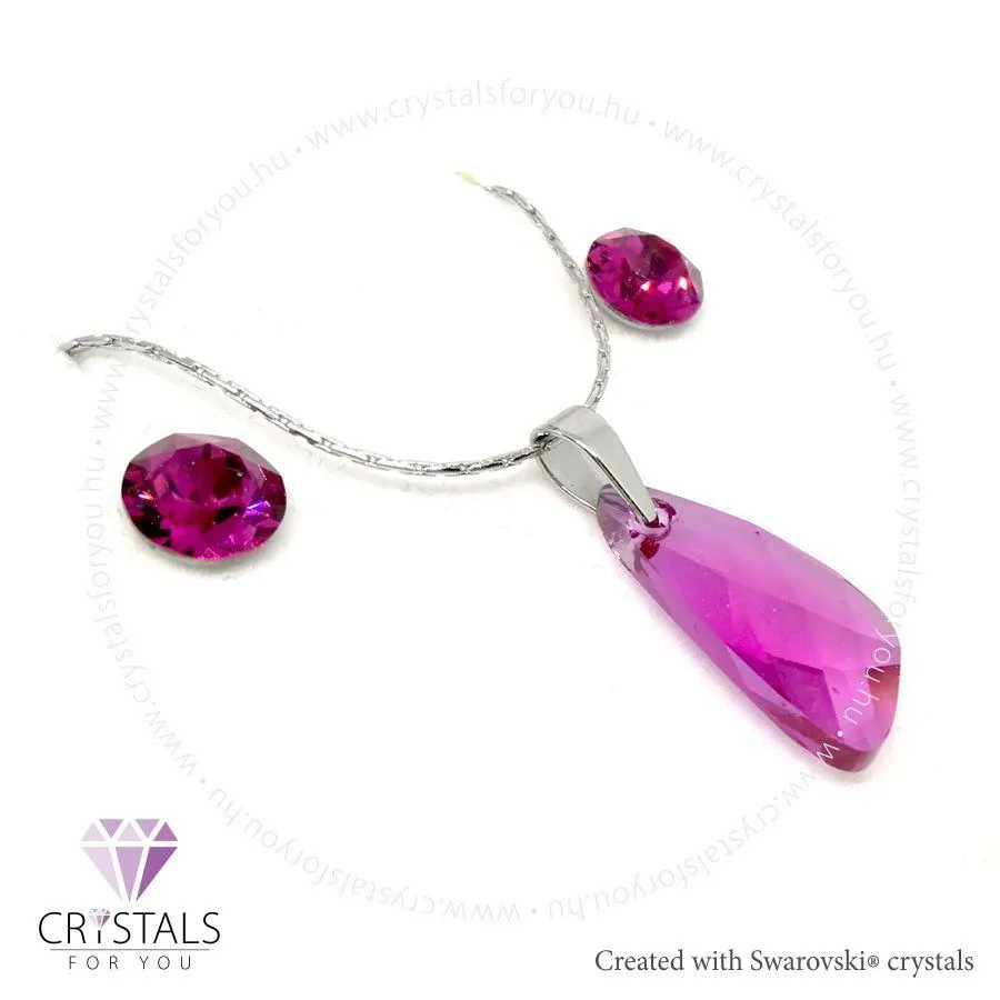 Ferde csepp szett Swanis® prémium kristállyal díszítve