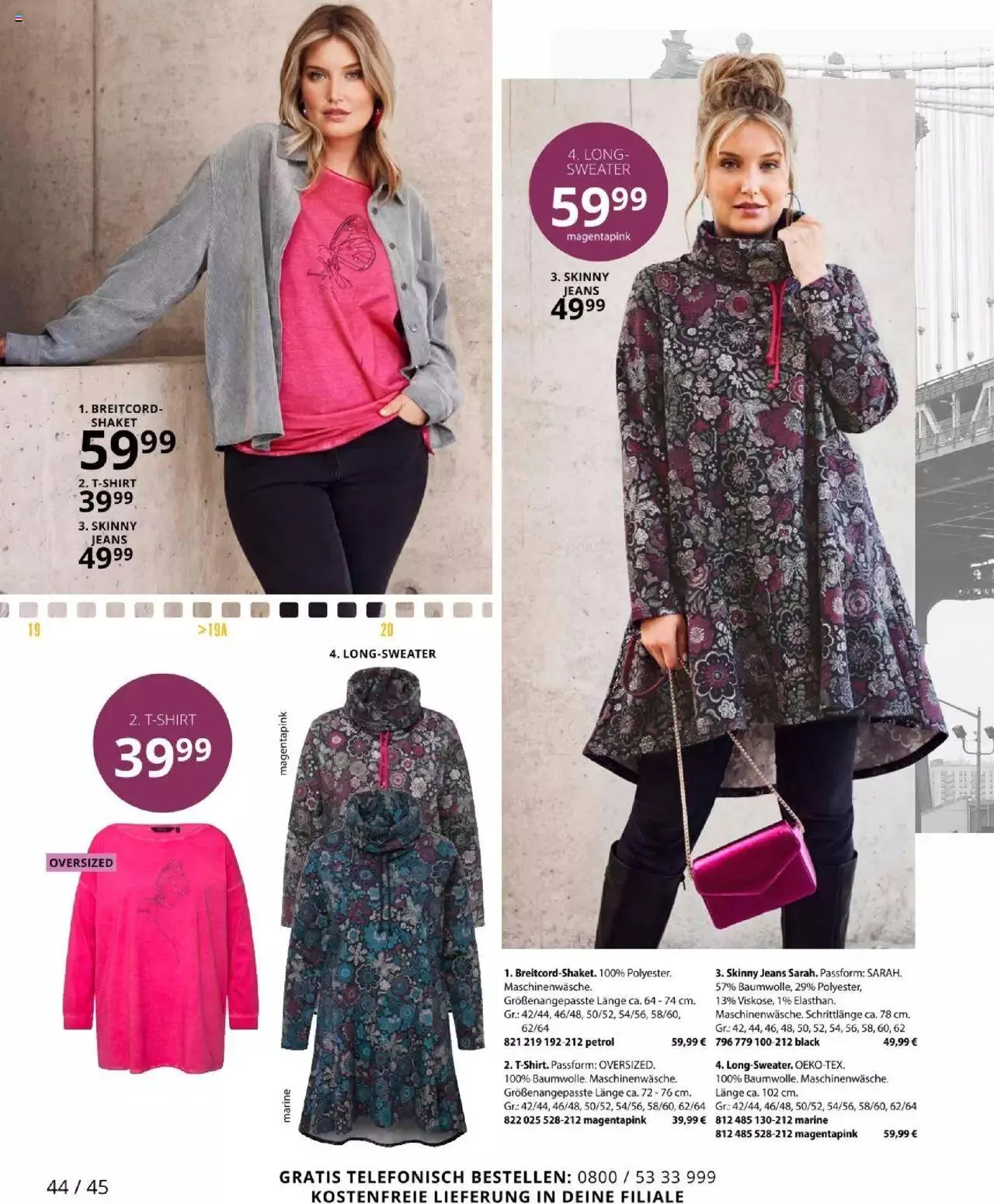 Katalógus Ulla Popken Akciós újság október 1.-tól október 31.-ig 2023. - Oldal 44