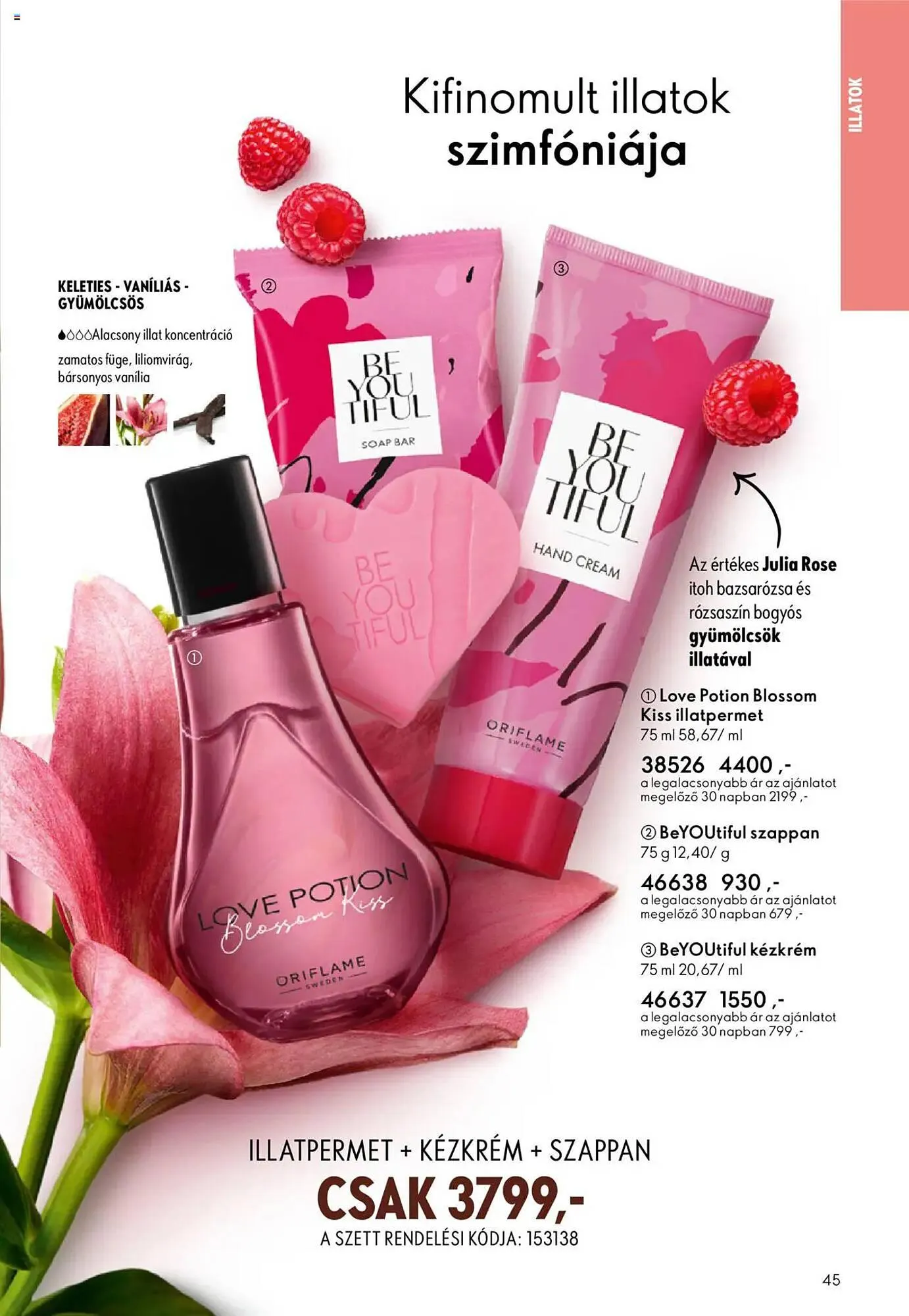 Katalógus Oriflame akciós újság június 15.-tól július 5.-ig 2025. - Oldal 45
