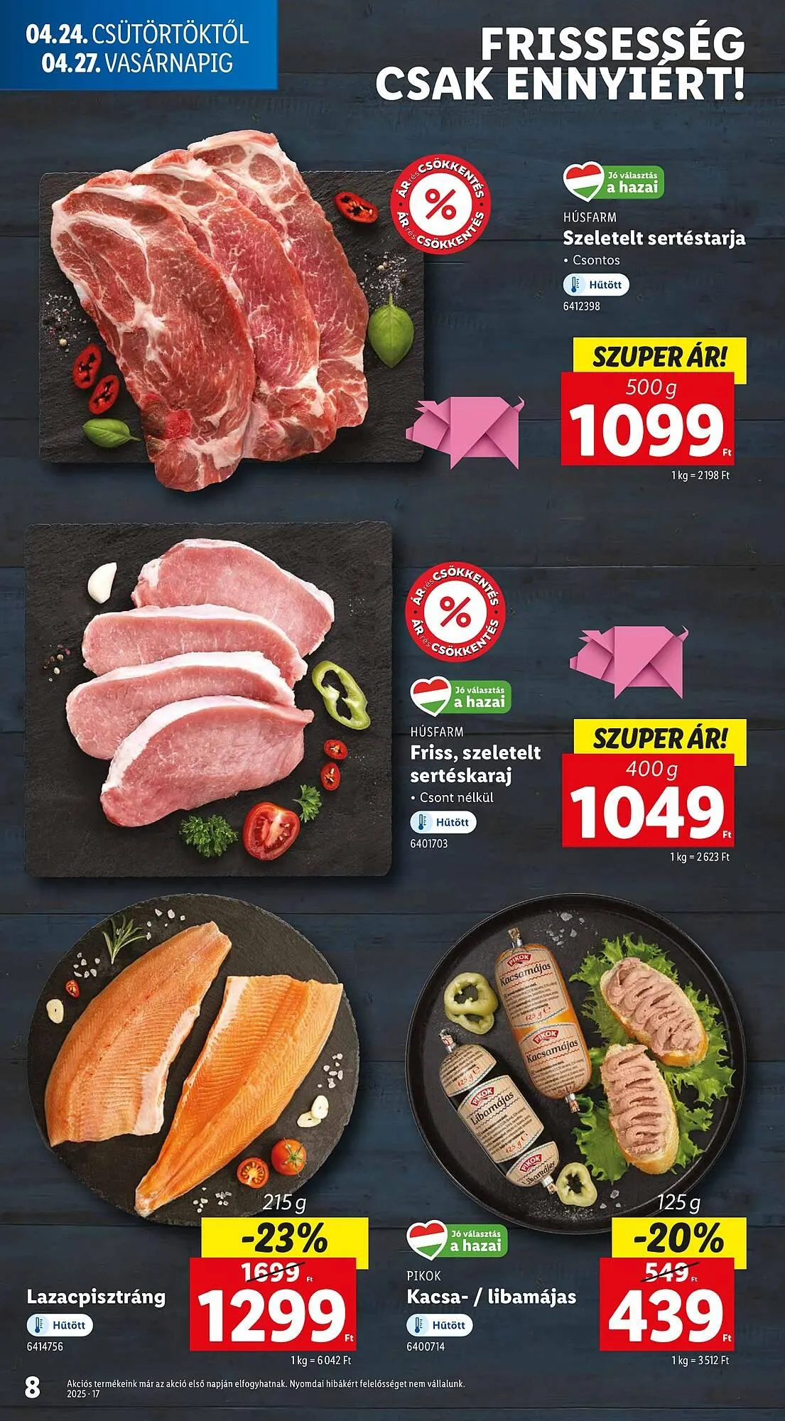 Katalógus Lidl akciós újság április 24.-tól április 29.-ig 2025. - Oldal 8
