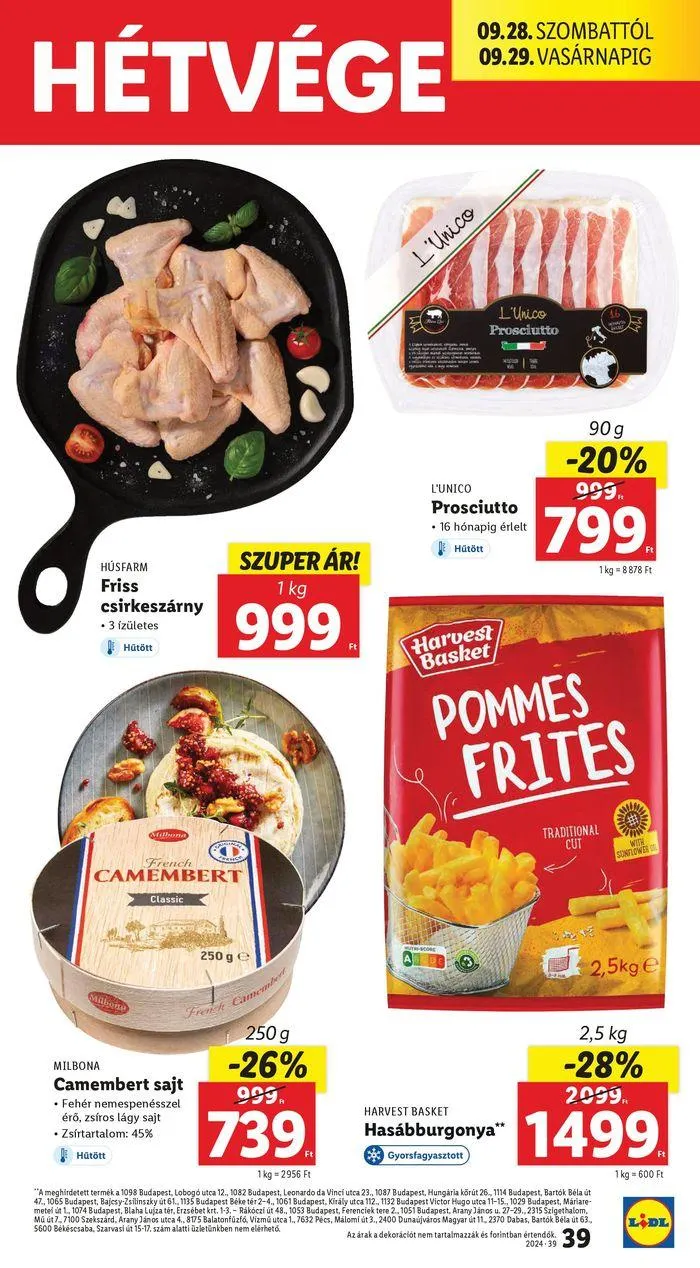 Katalógus Akciós újság – 39. hét szeptember 26.-tól október 2.-ig 2024. - Oldal 39