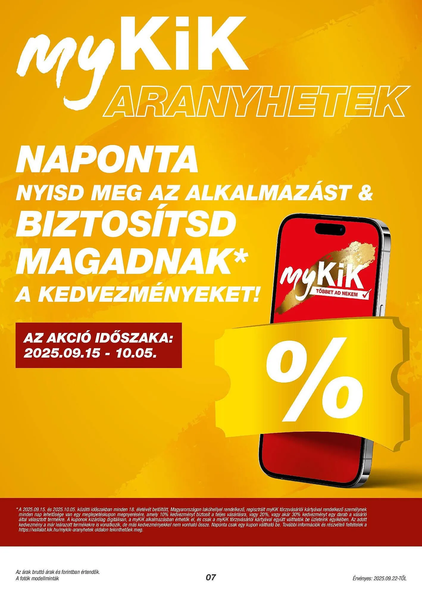 Katalógus Kik akciós újság szeptember 22.-tól szeptember 28.-ig 2025. - Oldal 7