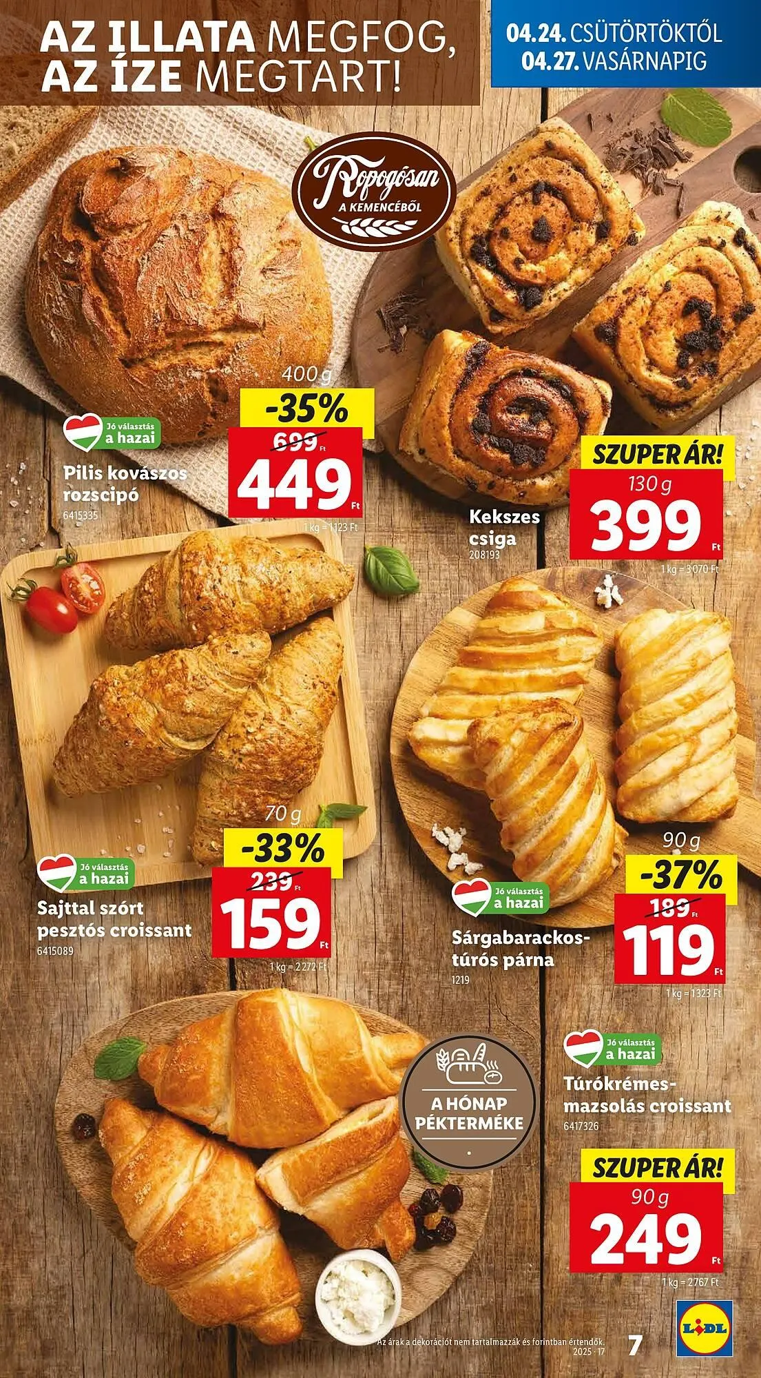 Katalógus Lidl akciós újság április 24.-tól április 29.-ig 2025. - Oldal 7