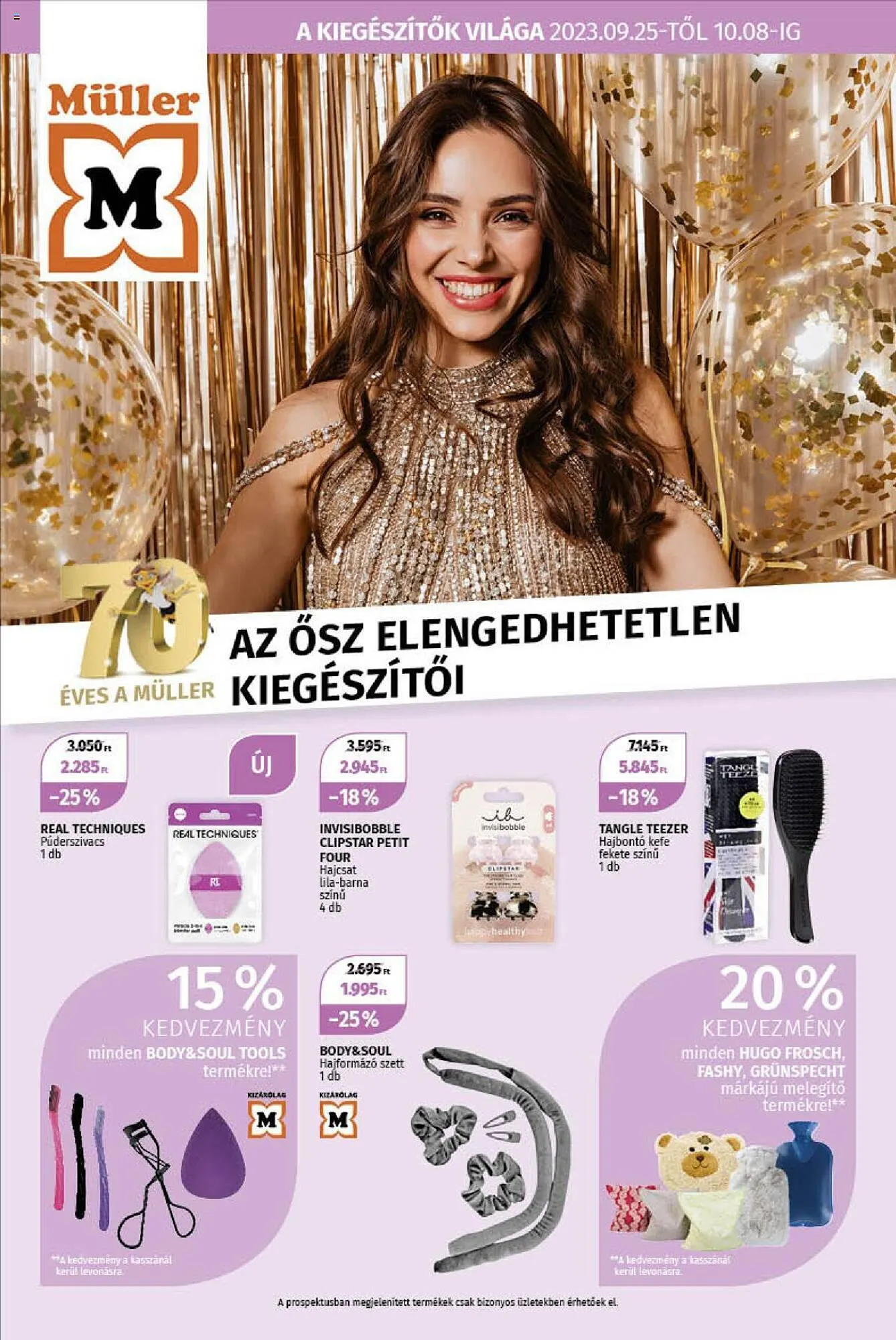 Katalógus Müller akciós újság szeptember 25.-tól október 8.-ig 2023. - Oldal 1