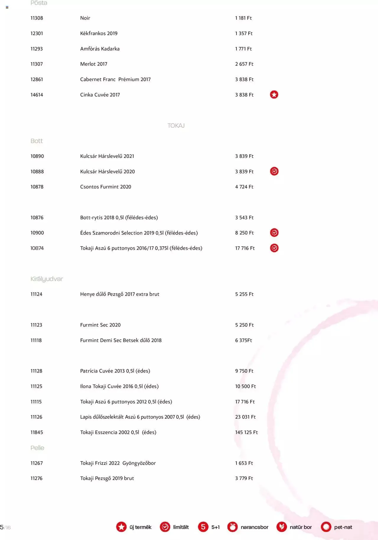 Katalógus Chef Market BOR & PEZSGŐ augusztus 11.-tól december 31.-ig 2023. - Oldal 5