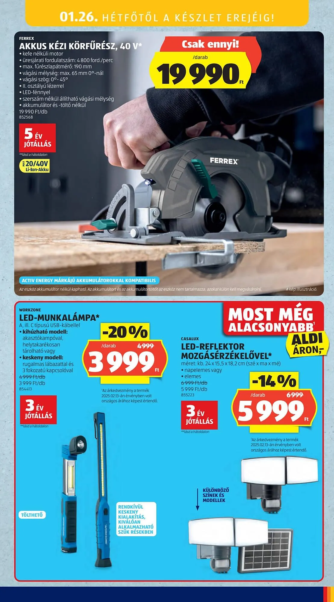 Katalógus ALDI akciós újság január 22.-tól január 28.-ig 2026. - Oldal 45