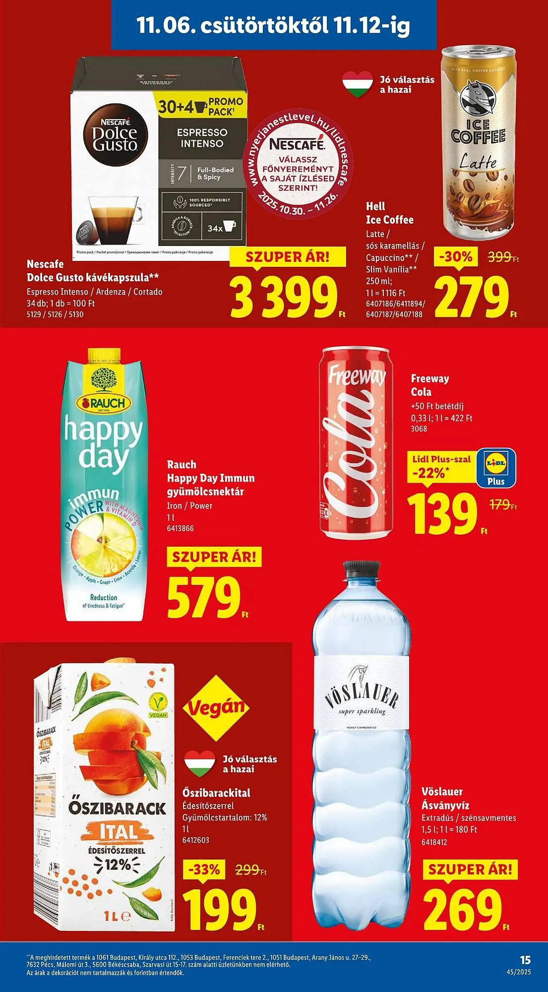 Katalógus Lidl akciós újság november 6.-tól november 12.-ig 2025. - Oldal 15