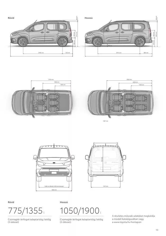 Katalógus Toyota Proace City Verso ICE október 4.-tól október 4.-ig 2025. - Oldal 13