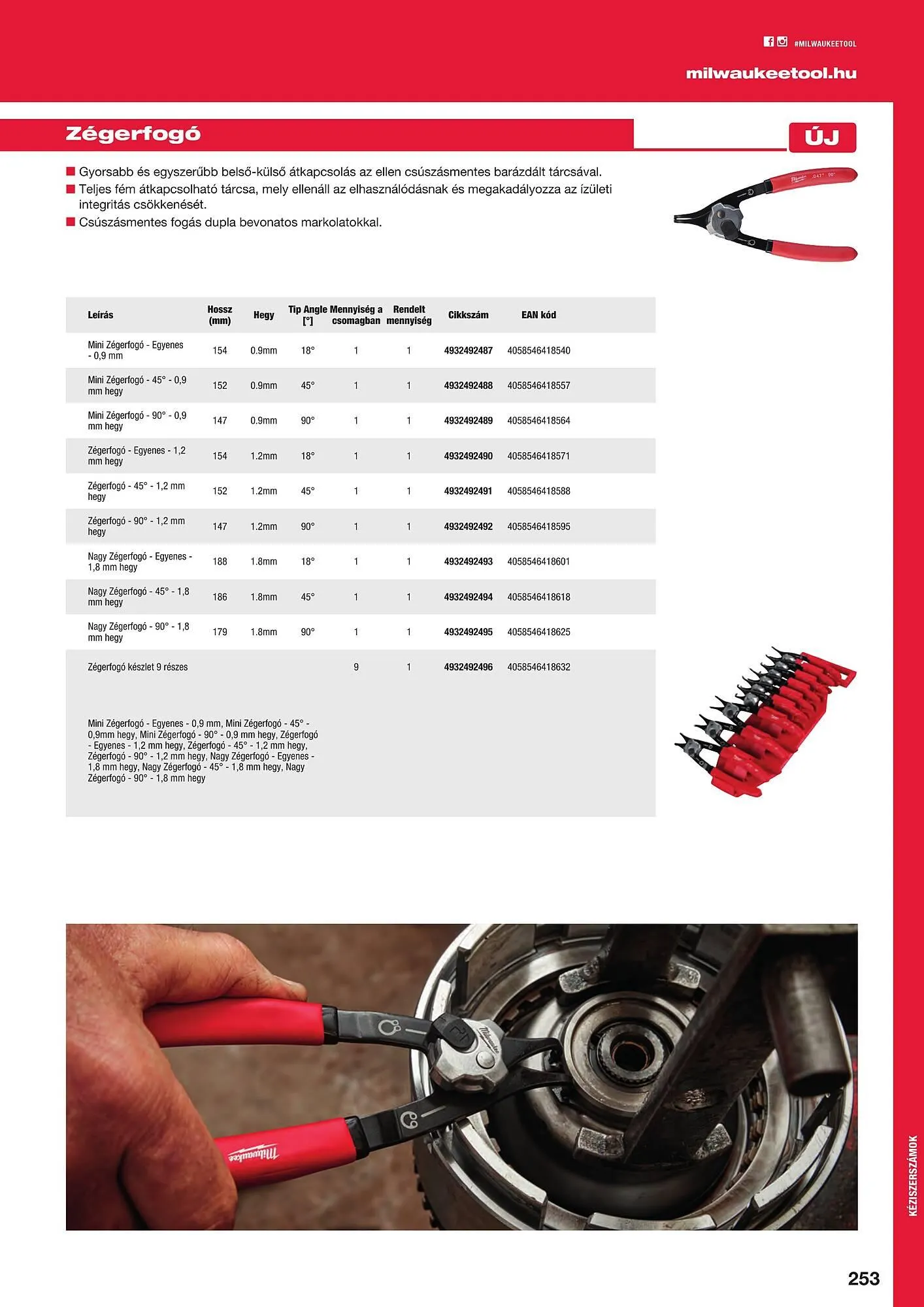 Katalógus Milwaukeetool akciós újság augusztus 14.-tól december 31.-ig 2024. - Oldal 253