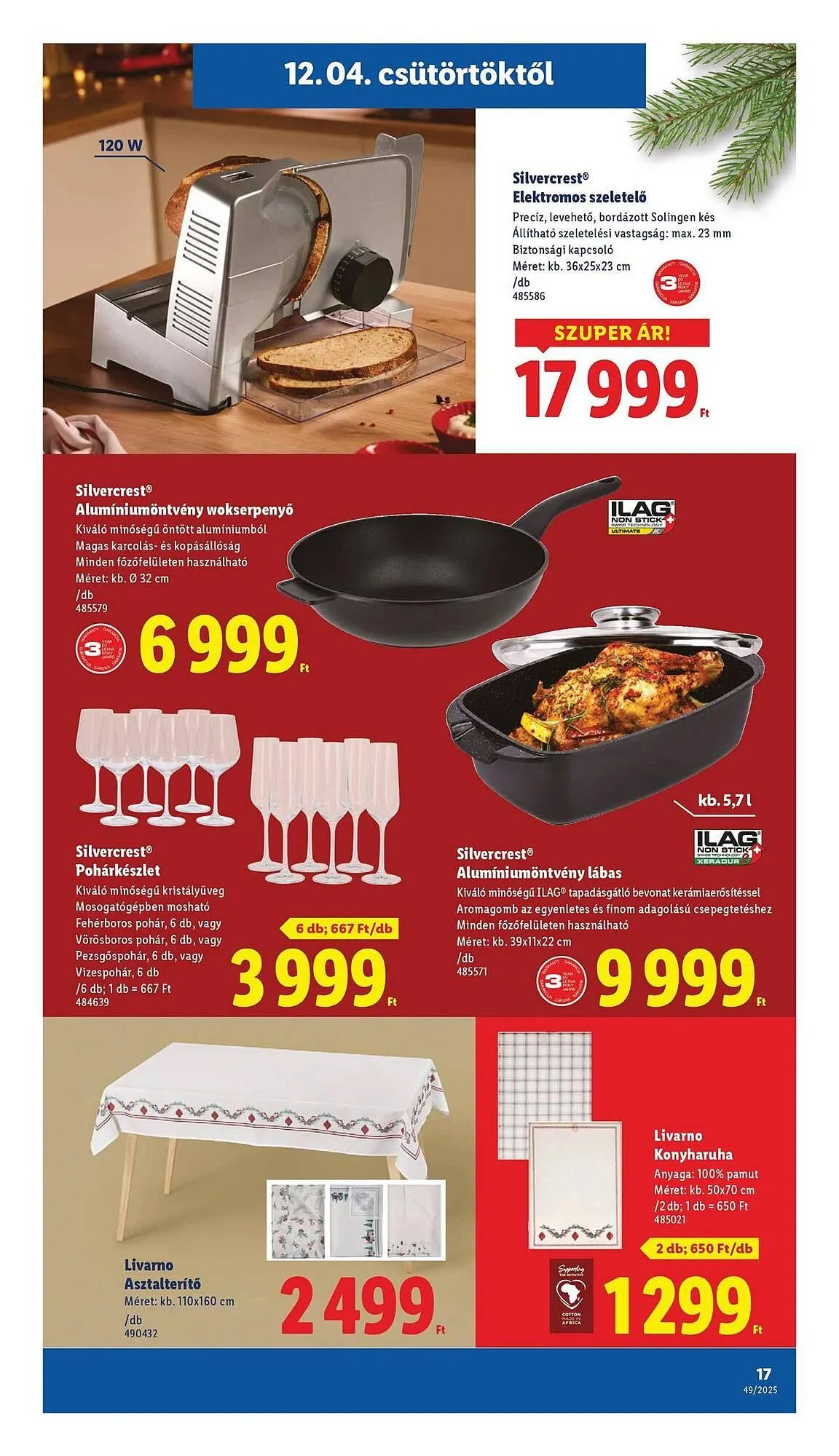 Katalógus Lidl akciós újság december 4.-tól december 28.-ig 2025. - Oldal 17