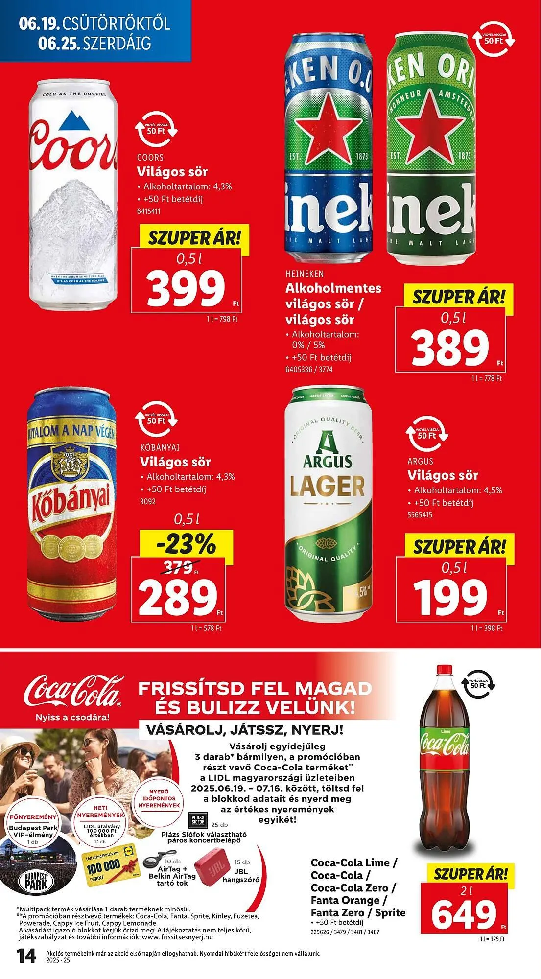 Katalógus Lidl akciós újság június 19.-tól június 25.-ig 2025. - Oldal 14