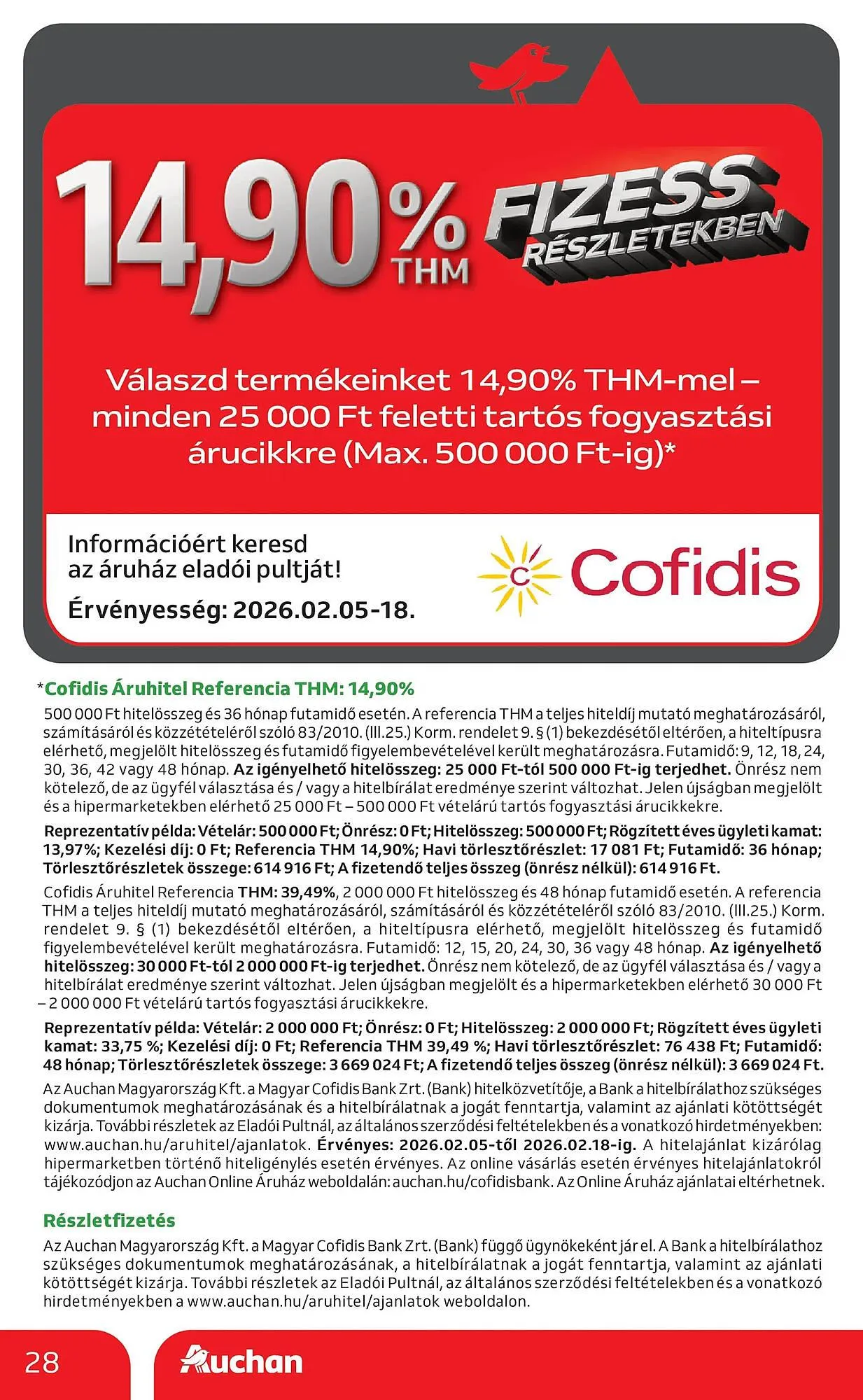 Katalógus Auchan akciós újság február 5.-tól február 11.-ig 2026. - Oldal 28