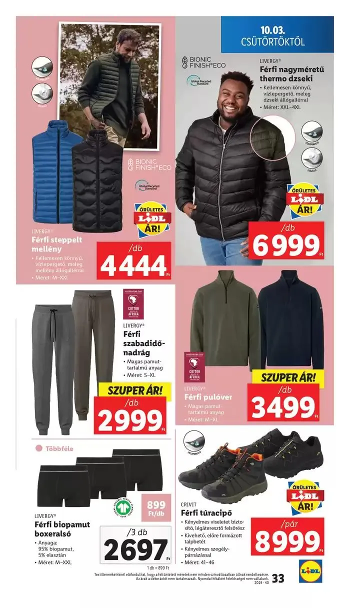 Katalógus Akciós újság – 40. hét október 3.-tól október 9.-ig 2024. - Oldal 33